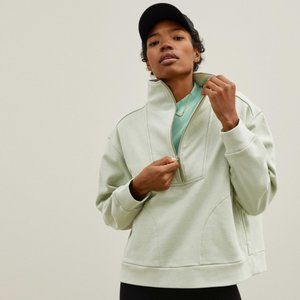 Everlane "The Track" Half Zip Sweatshirt